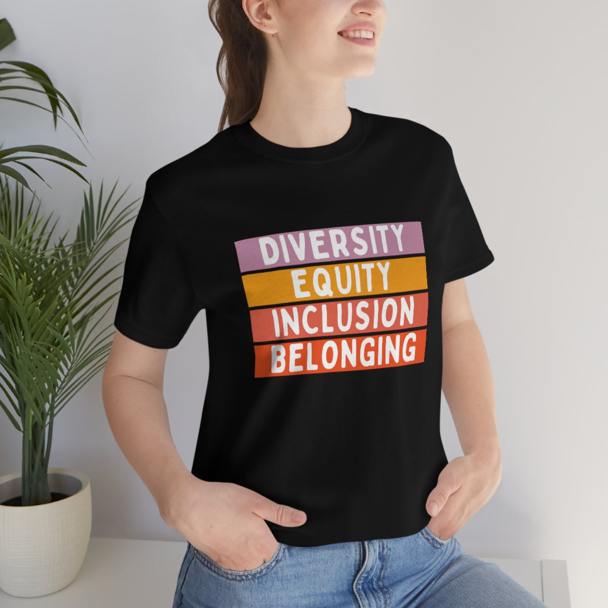 Diversity Equity Inclusion Belonging Graphic T shirts, DEIB, DIB, Shirts for HR Professionals and dei Leaders