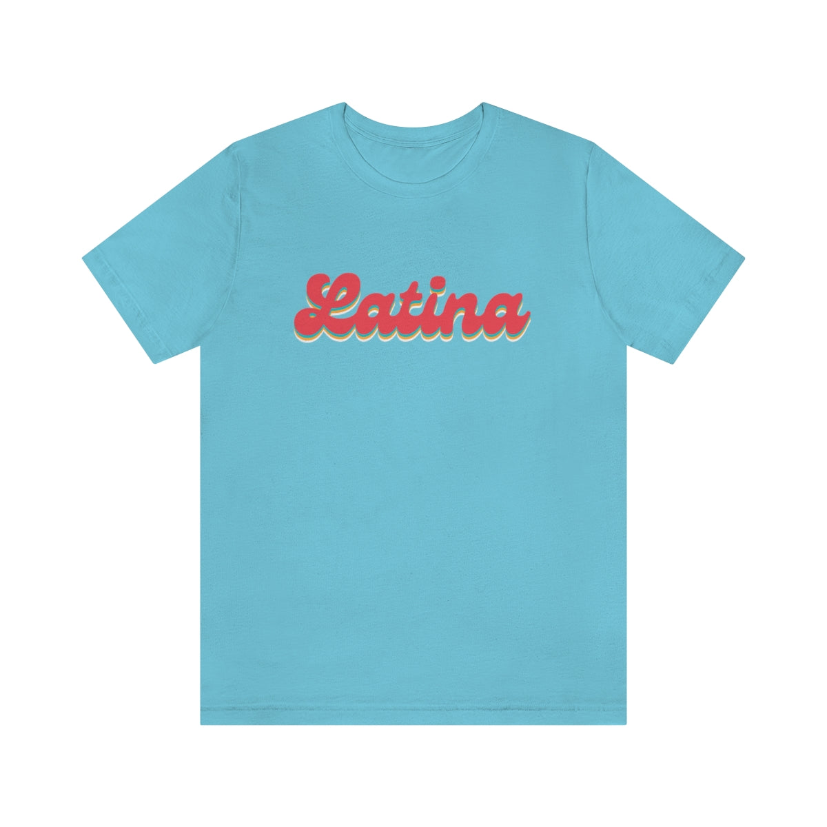 Latina Retro Unisex T Shirt, Latina Retro Type on Shirt, Latinidad