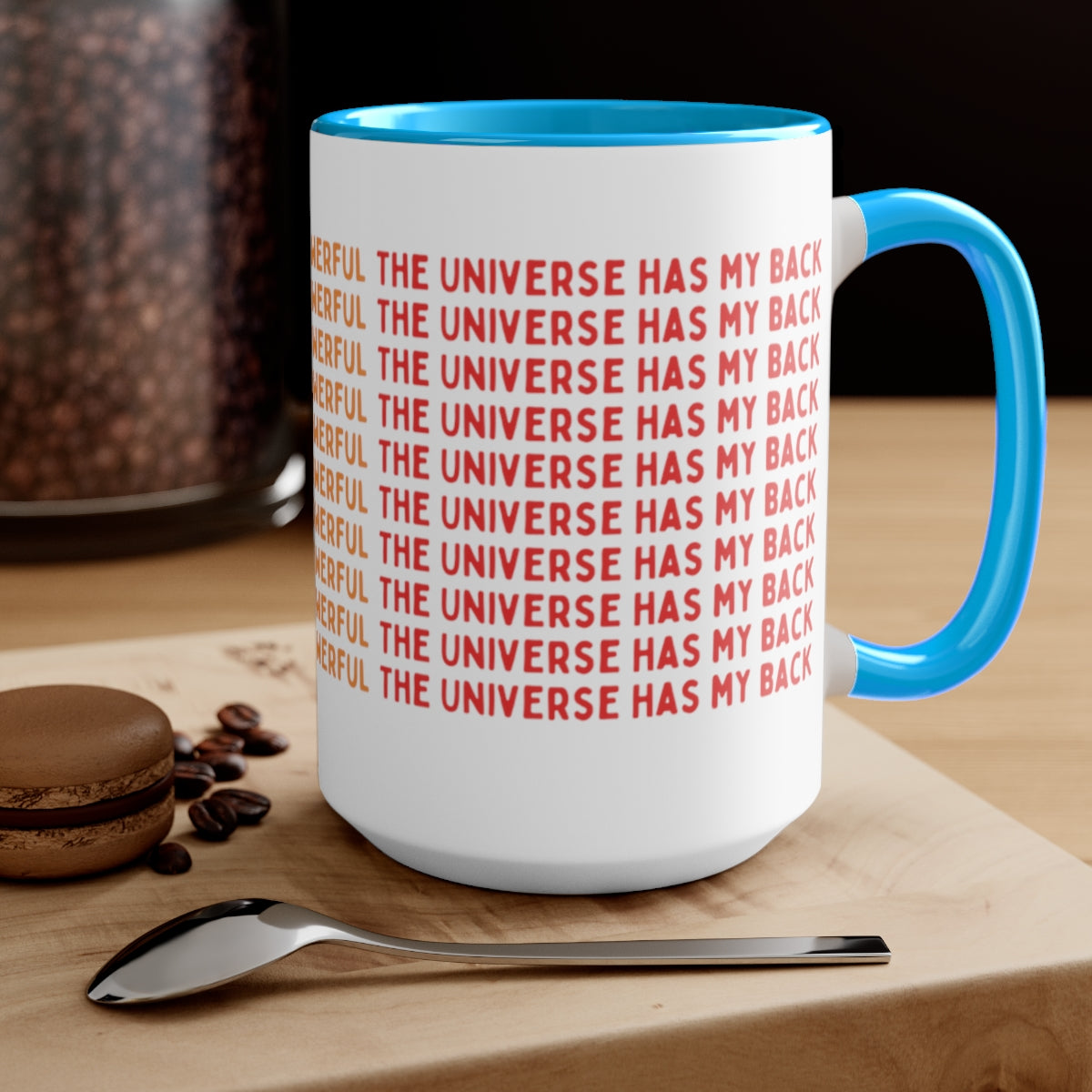 I Am Worthy Coffee Mug | Colorful Self Worth Coffee Cups | The Universe has got my back Motivational Mug gifts | Best Mugs to Gift
