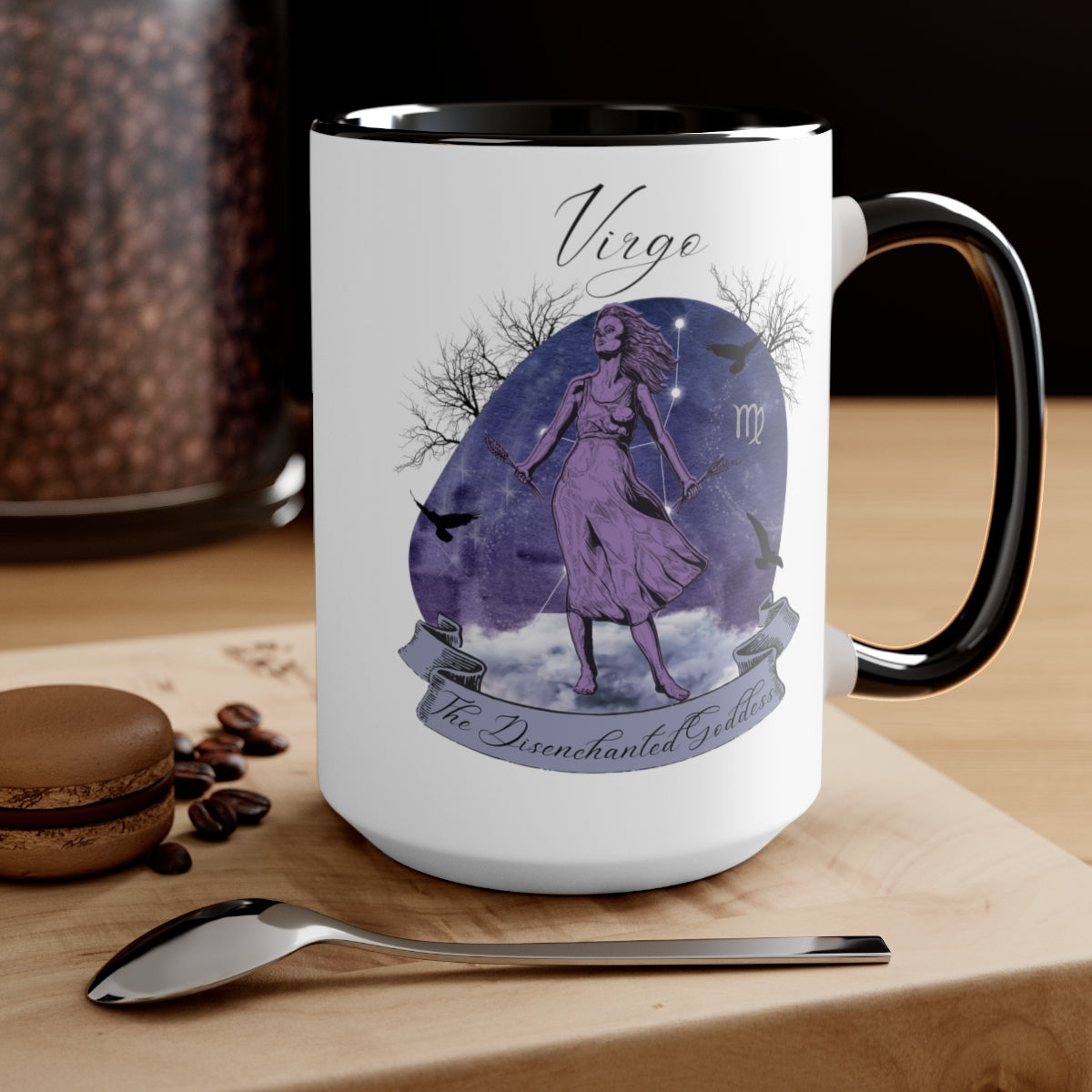 Virgo Two-Tone Coffee Mugs, 15oz