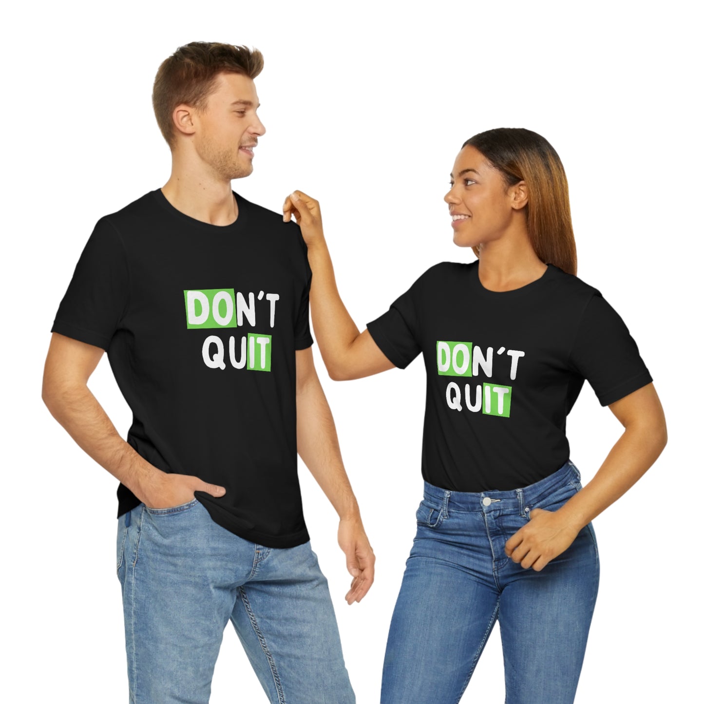 Don't Quit Do It Dark Grey Heather T Shirt Tshirts, Statement Tees
