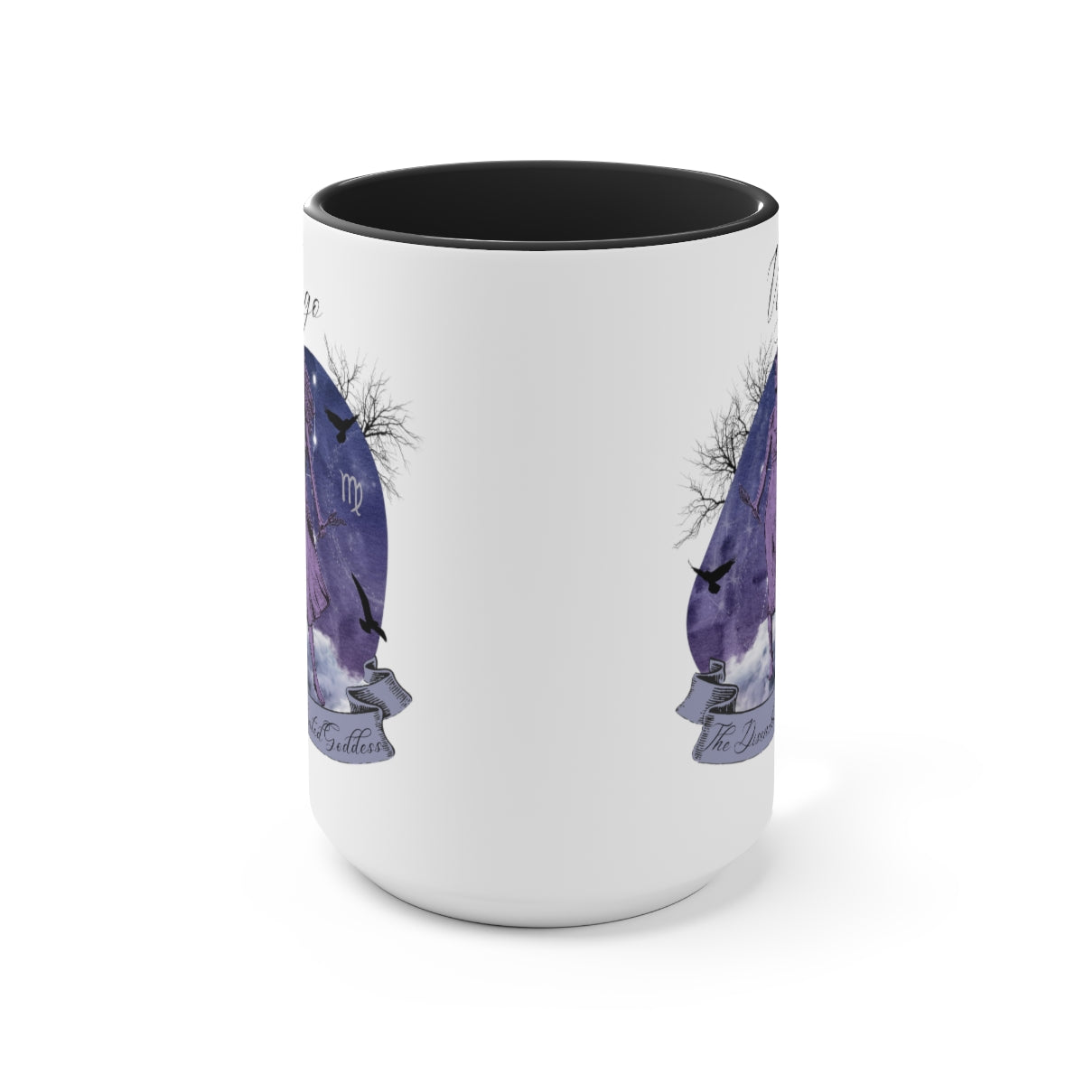 Virgo Two-Tone Coffee Mugs, 15oz