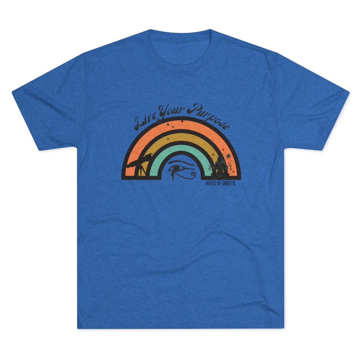 Live Your Purpose | The Seeker | Eye of Horus | The Creator | Unisex Soft Tri-Blend Crew Tee | Shirts