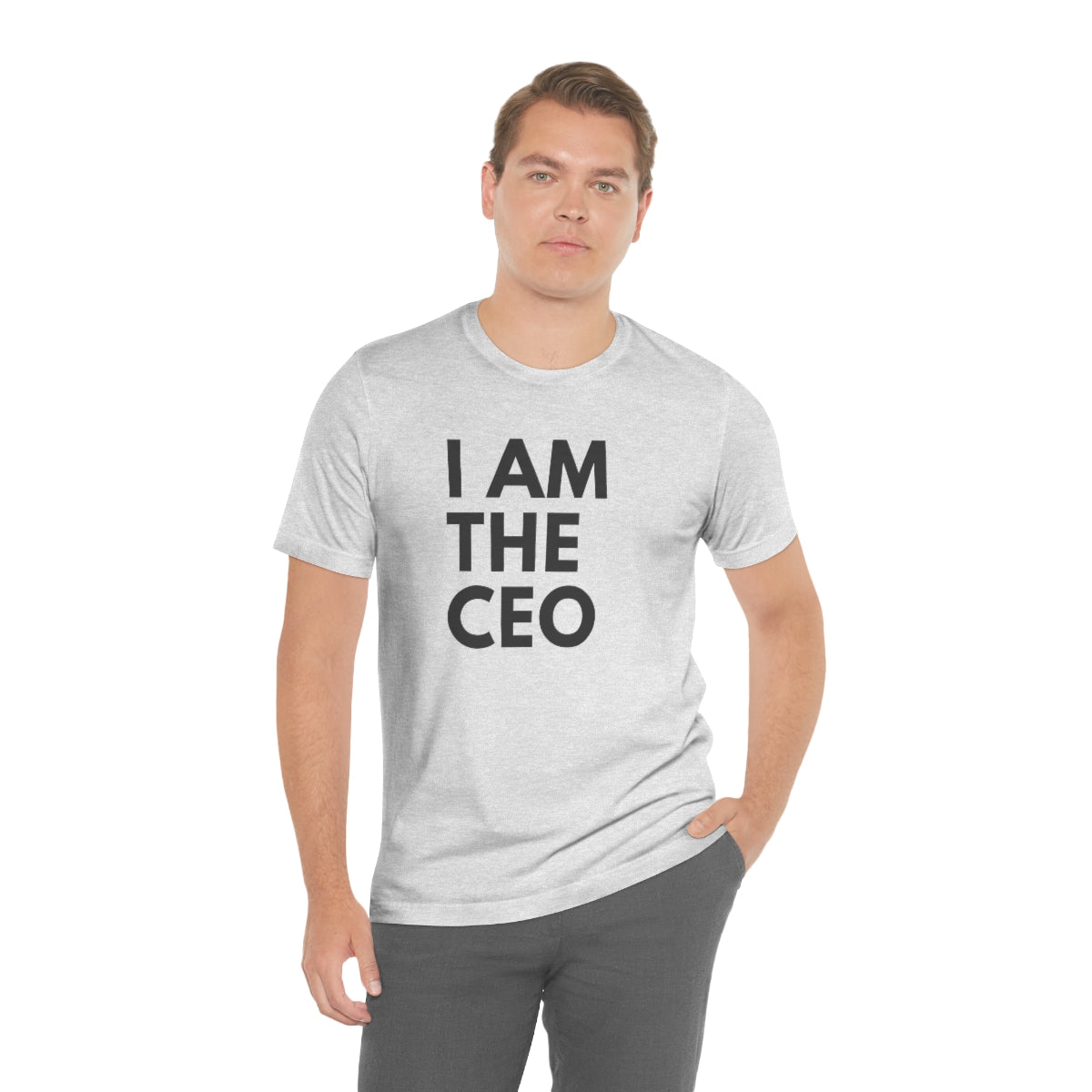 I AM THE CEO Type Tee | Inspiration Tee | Entrepreneur | Business Owner | Motivation | Unisex Jersey Short Sleeve