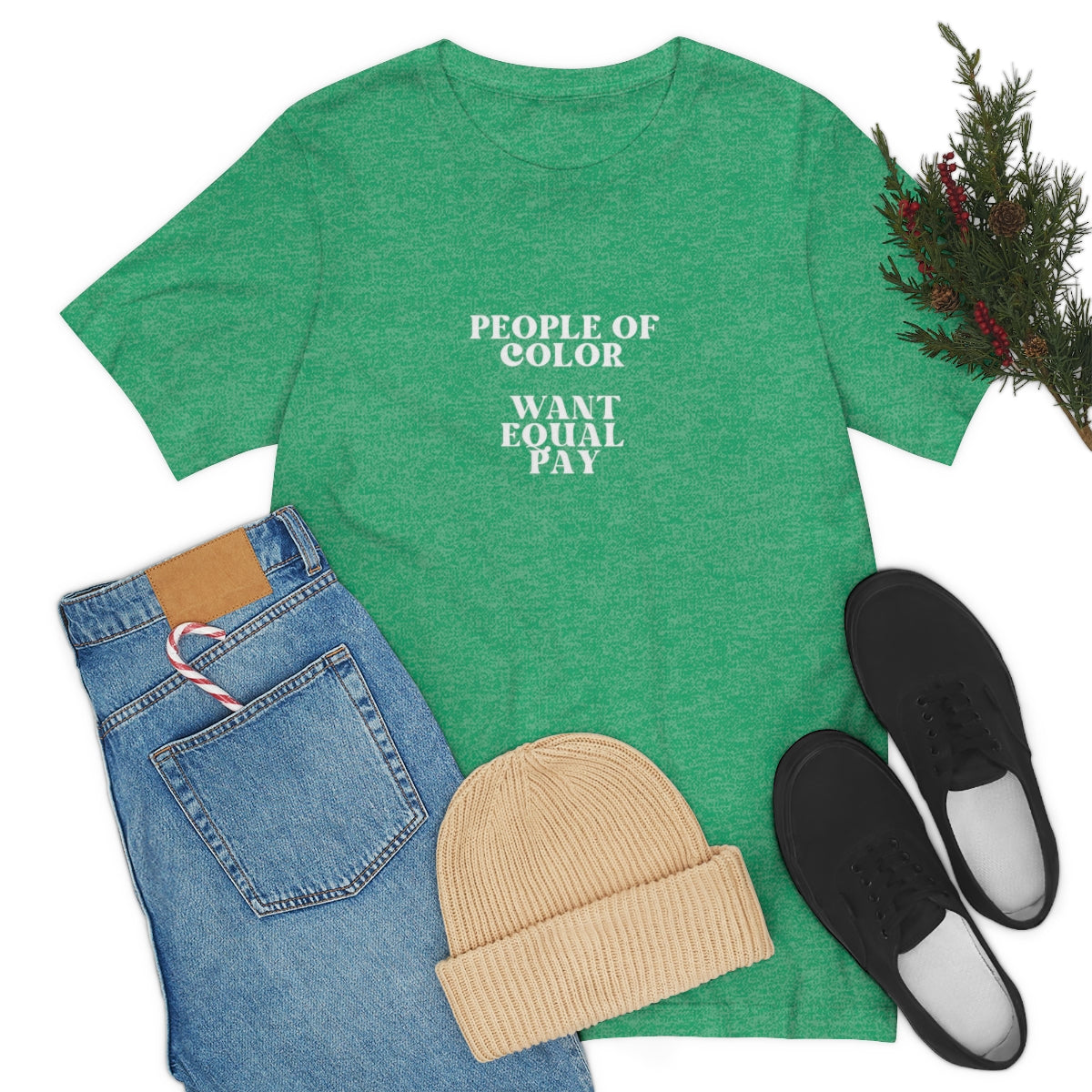 Equal Pay T Shirt, People of Color Want Equal Pay Statement Tees, Equality Tees, Equality, Diversity, Equity, Inclusion Tops
