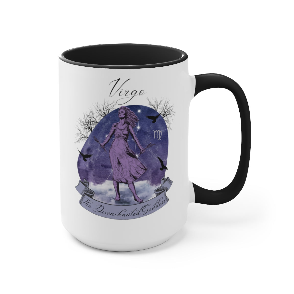 Virgo Two-Tone Coffee Mugs, 15oz