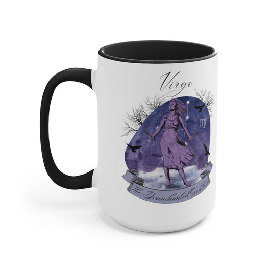 Virgo Two-Tone Coffee Mugs, 15oz