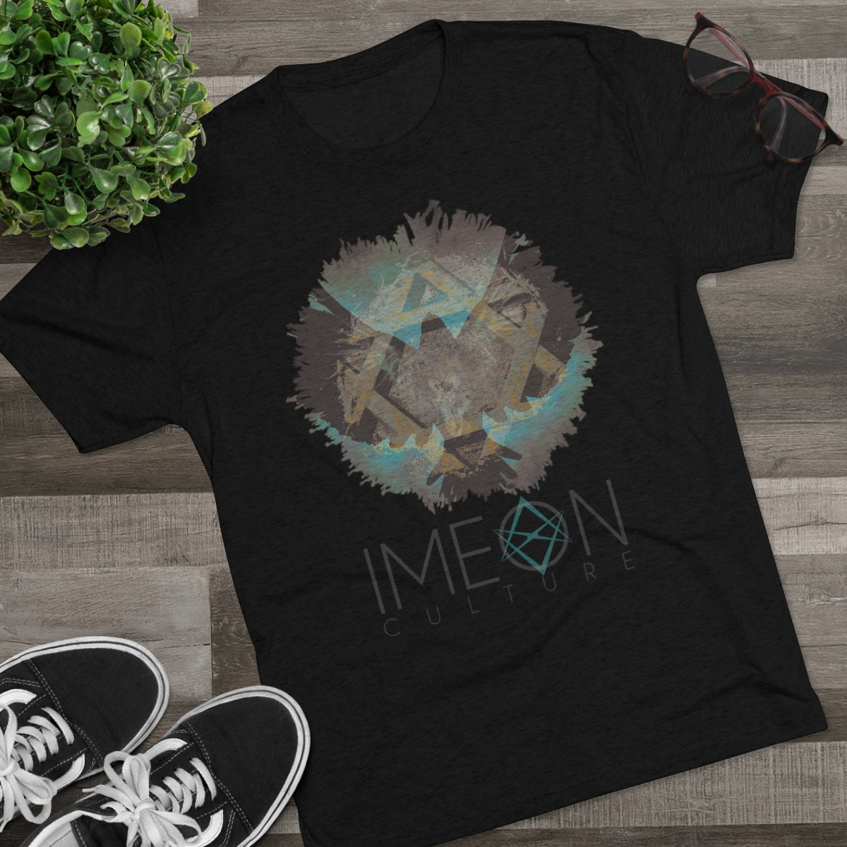 Star of David Ultra soft Flower of Life Unisex Soft Tri-Blend Crew Tee | Star of David