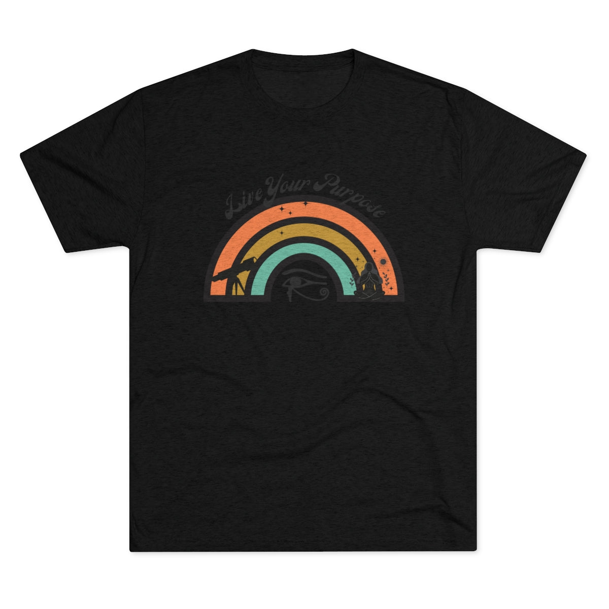 Live Your Purpose | The Seeker | Eye of Horus | The Creator | Unisex Soft Tri-Blend Crew Tee | Shirts