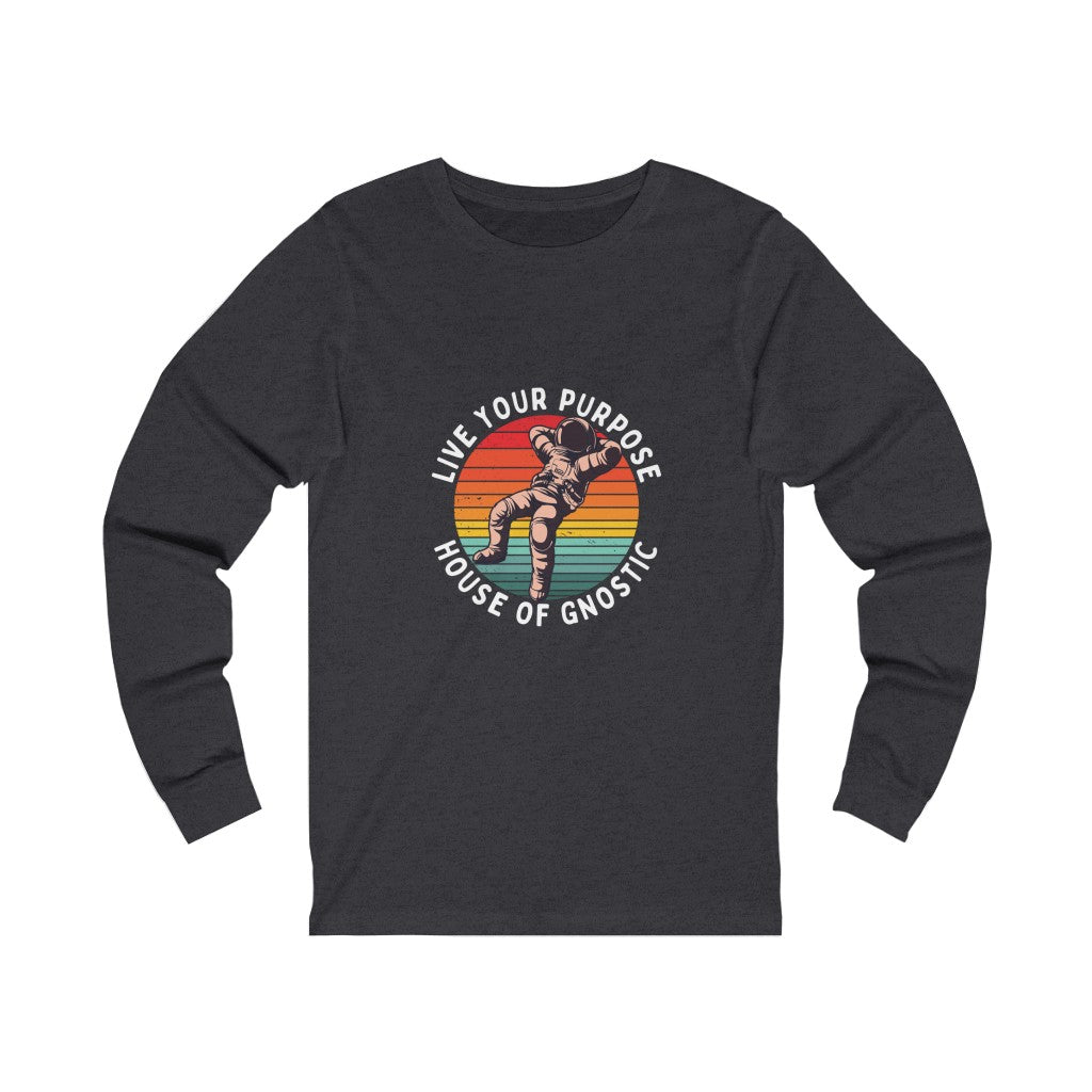 Live Your Purpose Shirt Graphic Unisex Jersey Long Sleeve House of Gnostic T Shirt