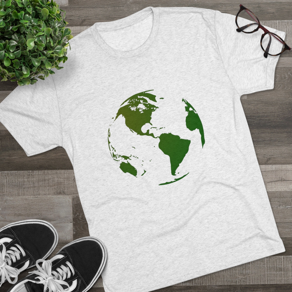 Earth Only One Earth Unisex Soft Tri-Blend Crew Tee | Earth is Sacred