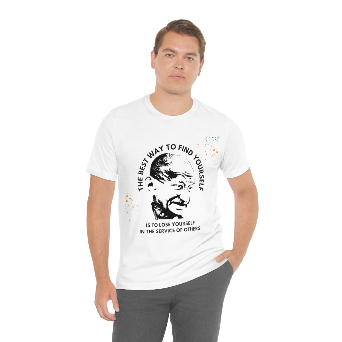 Ghandi T shirts, Best Way To Find Yourself Quote Ghandi Shirts, Statement Tees, Serve Others Shirts