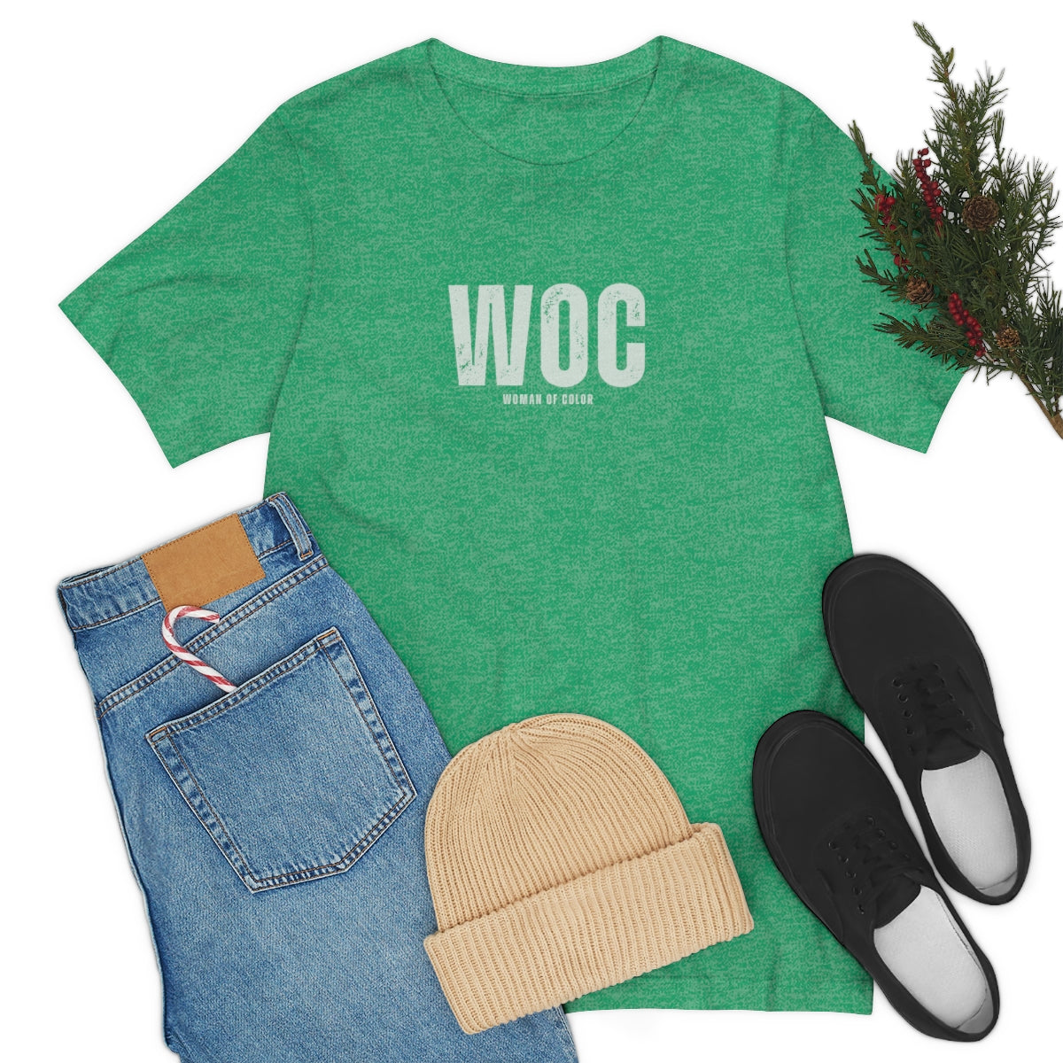 Woman of Color, WOC T Shirt, Black Women, Latina Women, Asian Women, Indigenous Person of Color, Gifts for Brown Women, Voice Out loud Tees