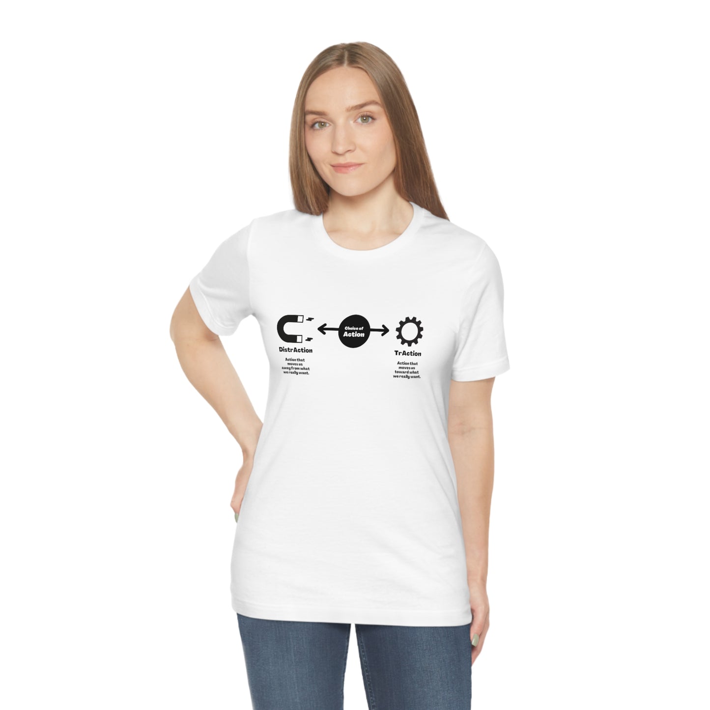 Choice of Actions Motivational Tee Tshirts, DEIB Statement Tees