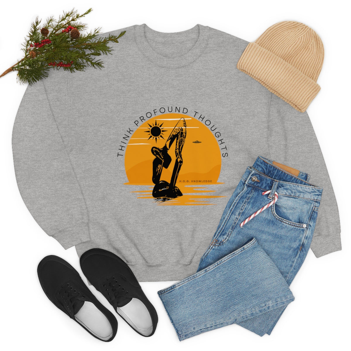Profound Thinker T Shirts, Think Profound Thoughts Shirts, Knowledge Tees, Crewneck Sweatshirt
