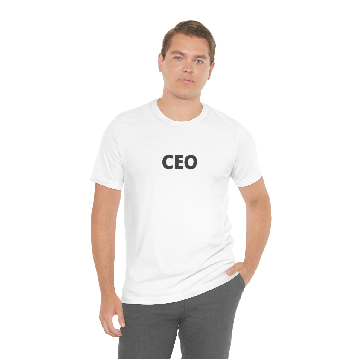 CEO Title T Shirt, Perfect Gift for CEOs | CEO Shirt | Entrepreneur | Business Owner | Motivation | Unisex Jersey Short Sleeve