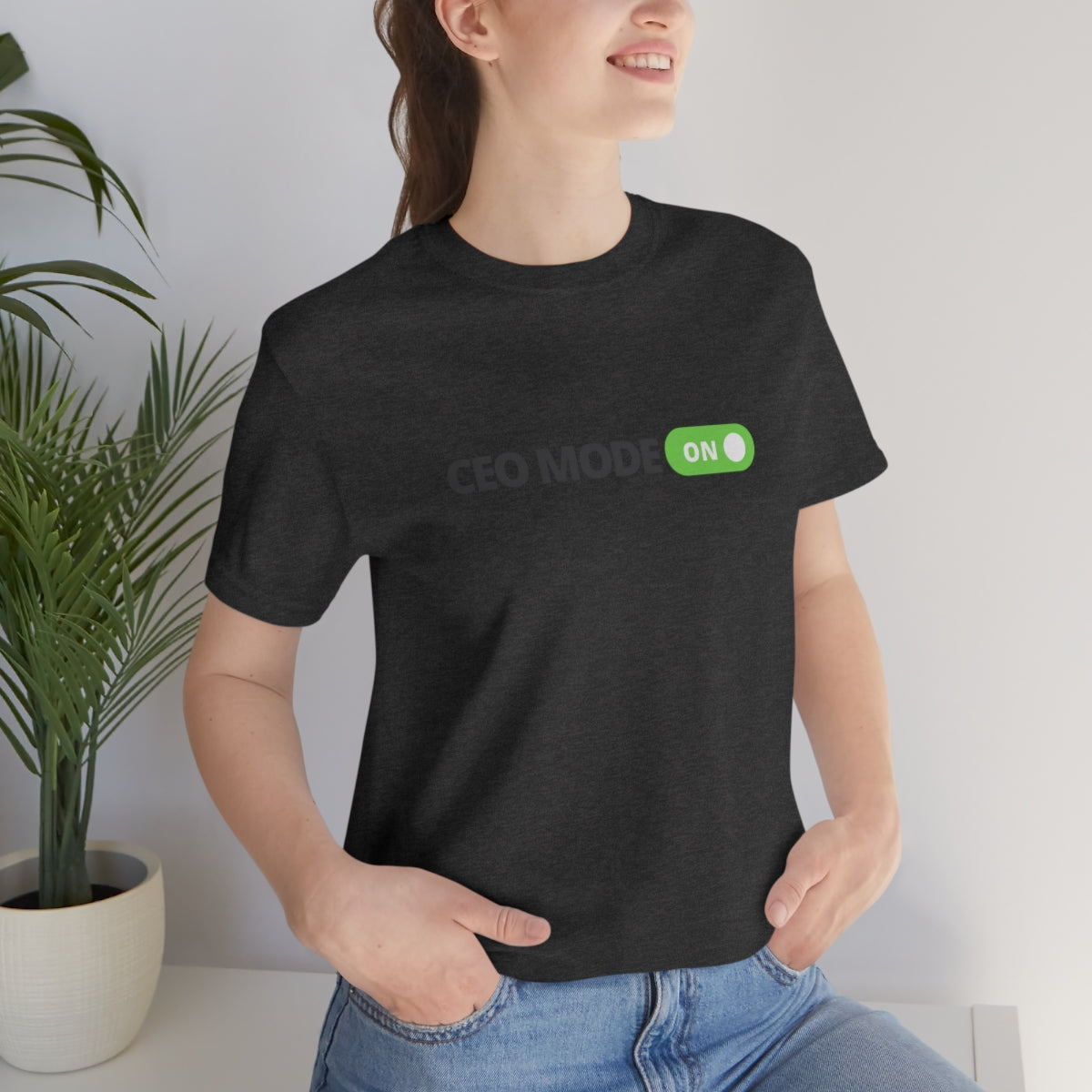 CEO Mode On T Shirt, Perfect Gift for CEOs | CEO Shirt | Entrepreneur | Business Owner | Motivation | Unisex Jersey Short Sleeve