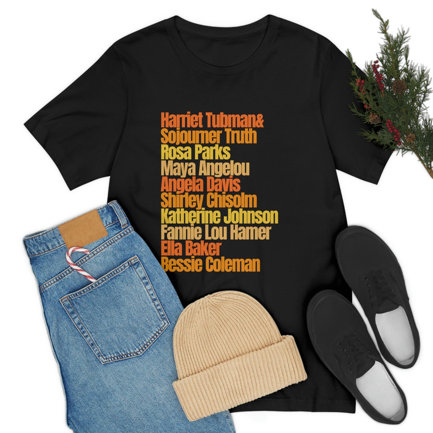 Courageous Black Women in History T-Shirt Collection: Inspiring Names for Everyday Wear