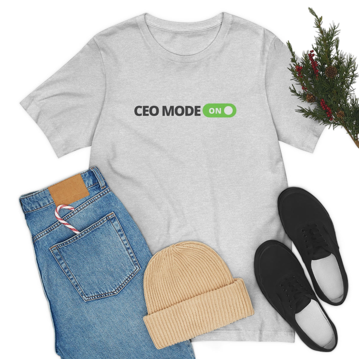 CEO Mode On T Shirt, Perfect Gift for CEOs | CEO Shirt | Entrepreneur | Business Owner | Motivation | Unisex Jersey Short Sleeve