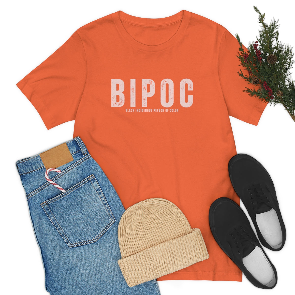 BIPOC T Shirt | Black Indigenous Person of Color | Unisex Jersey Short Sleeve Tee
