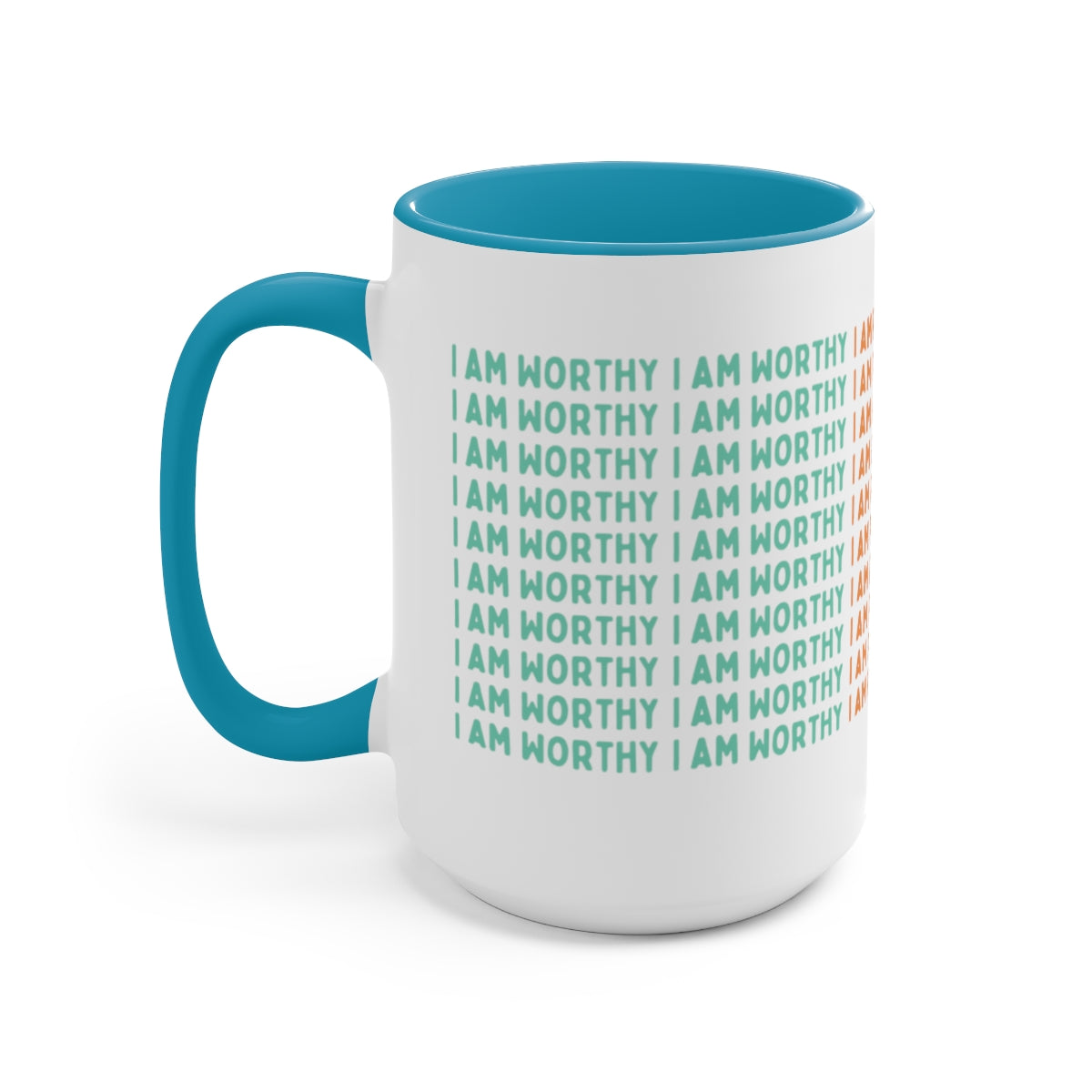 I Am Worthy Coffee Mug | Colorful Self Worth Coffee Cups | The Universe has got my back Motivational Mug gifts | Best Mugs to Gift