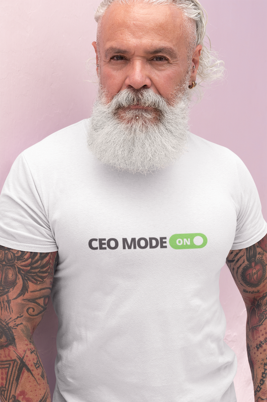CEO Mode On T Shirt, Perfect Gift for CEOs | CEO Shirt | Entrepreneur | Business Owner | Motivation | Unisex Jersey Short Sleeve