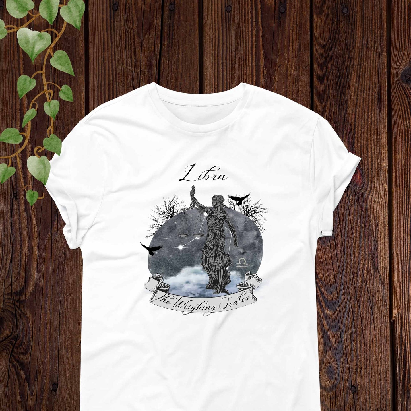 Libra The Weight Scales Astrology T Shirt | Unisex Jersey Short Sleeve Tee