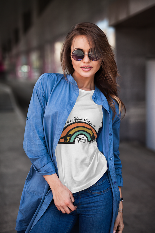 Live Your Purpose | The Seeker | Eye of Horus | The Creator | Unisex Soft Tri-Blend Crew Tee |  Shirts