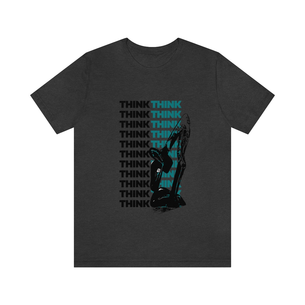 Think T Shirt, T Shirt for Introverts, Thinker Man Shirt, In Deep Thought Tees, Knowledge Seeker, Fun Tees, Introvert Tees