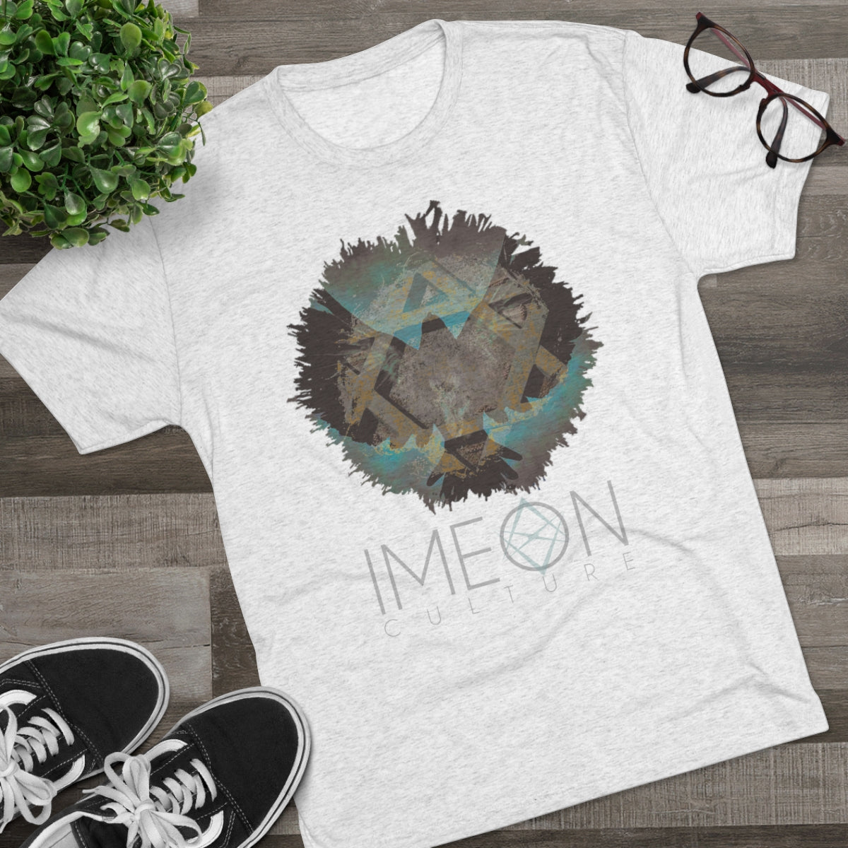Star of David Ultra soft Flower of Life Unisex Soft Tri-Blend Crew Tee | Star of David