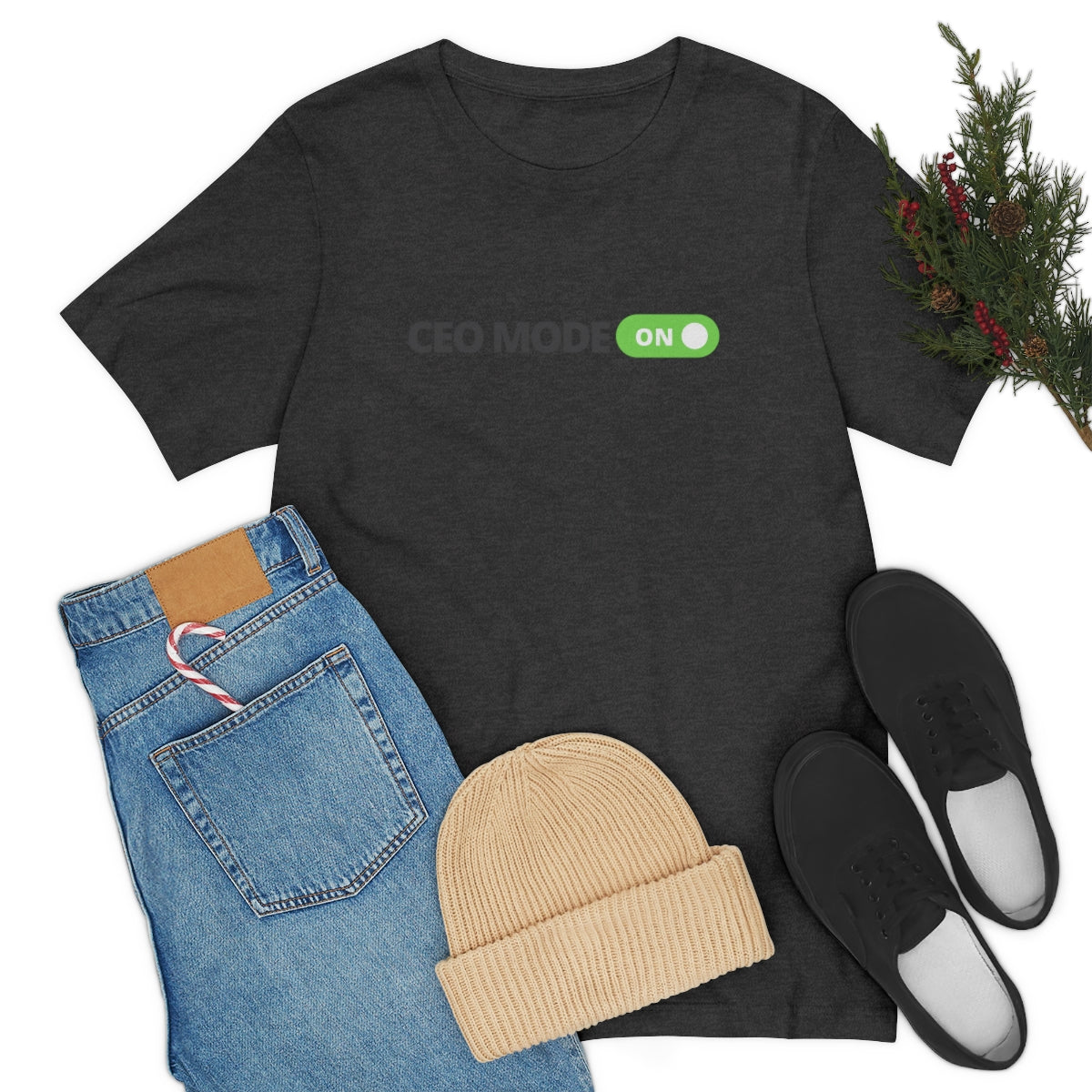 CEO Mode On T Shirt, Perfect Gift for CEOs | CEO Shirt | Entrepreneur | Business Owner | Motivation | Unisex Jersey Short Sleeve