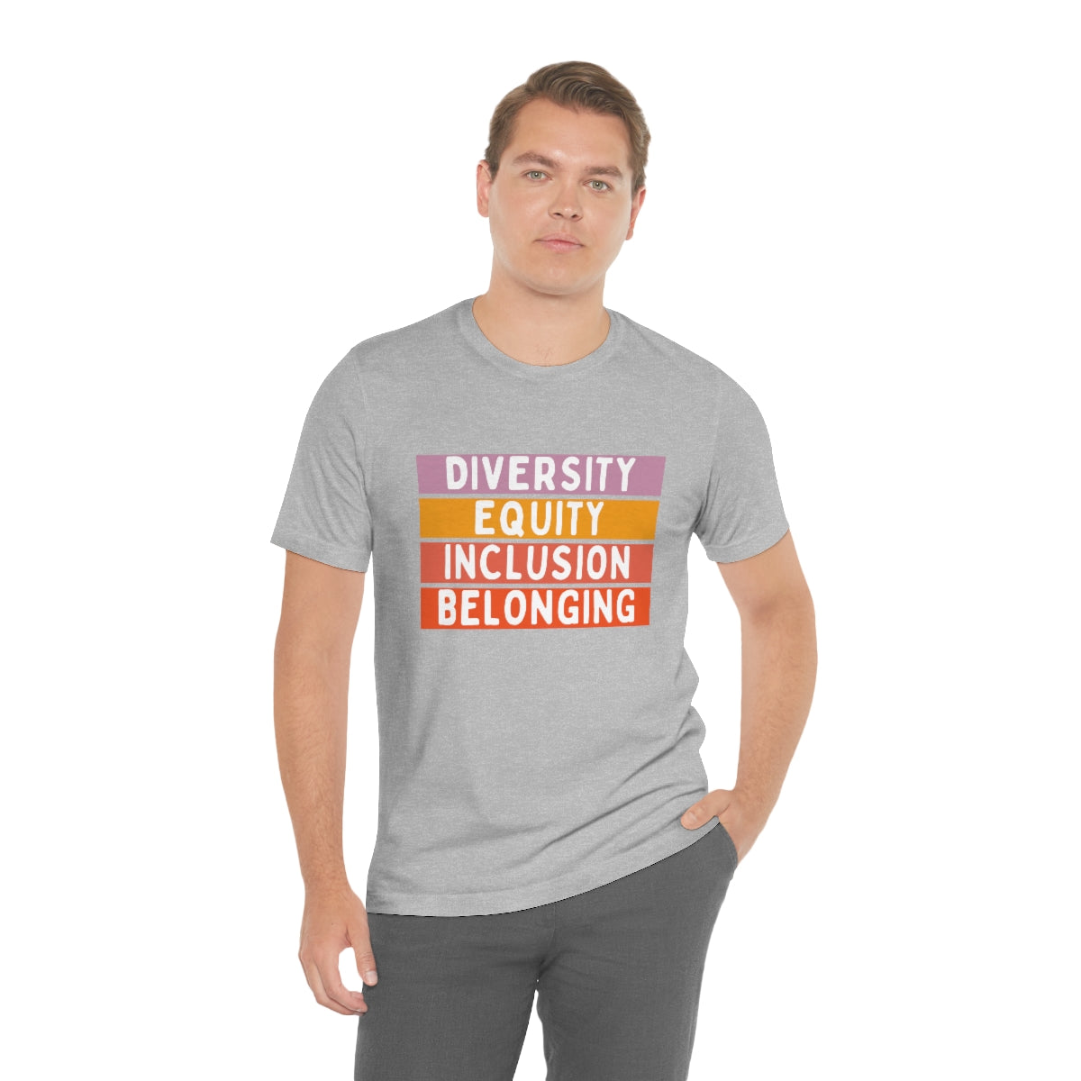 Diversity Equity Inclusion Belonging Graphic T shirts, DEIB, DIB, Shirts for HR Professionals and dei Leaders
