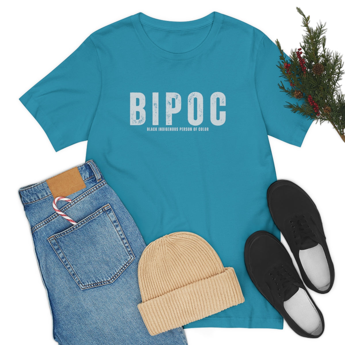 BIPOC T Shirt | Black Indigenous Person of Color | Unisex Jersey Short Sleeve Tee