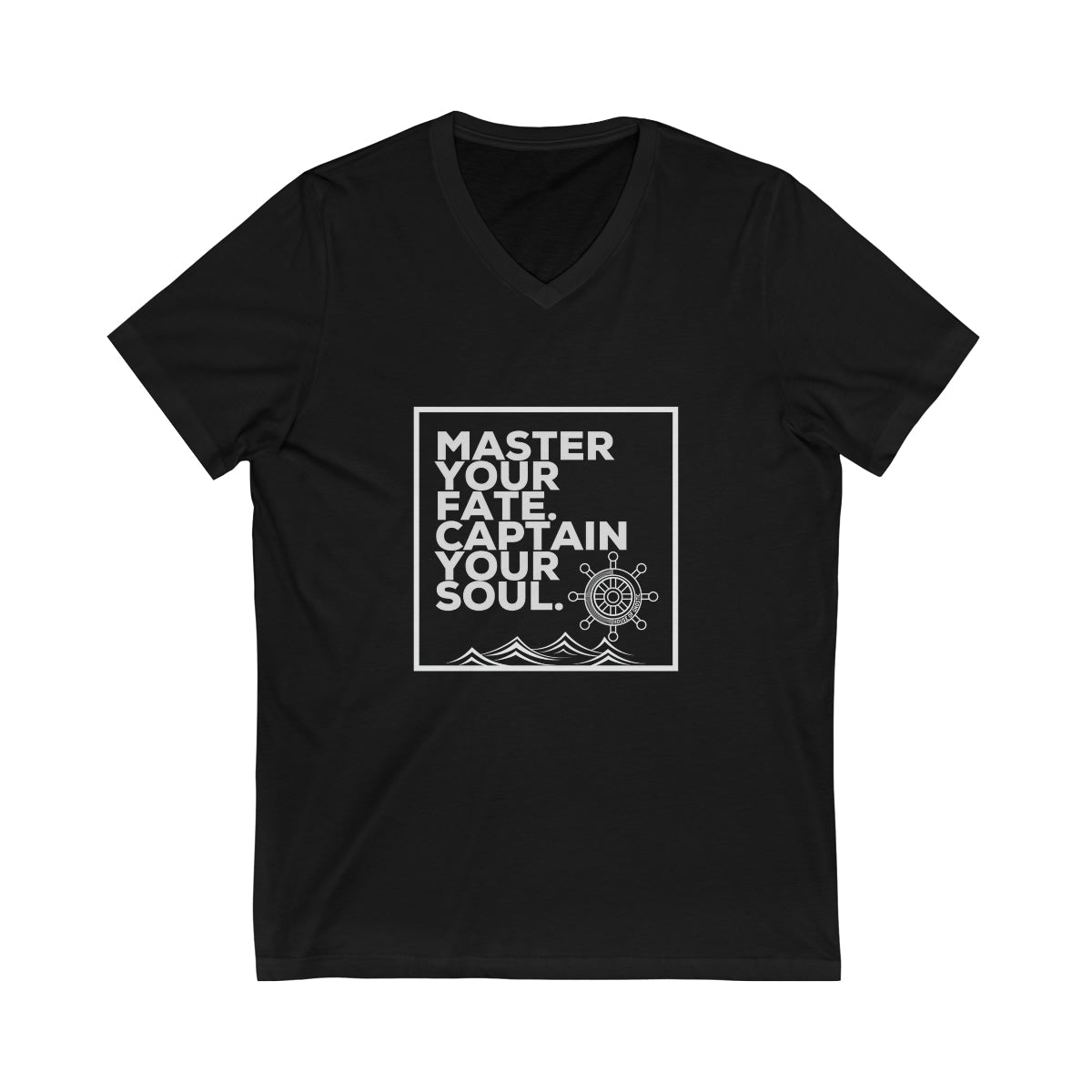 Master Your Fate V Neck Unisex Jersey Short Sleeve V-Neck Tee