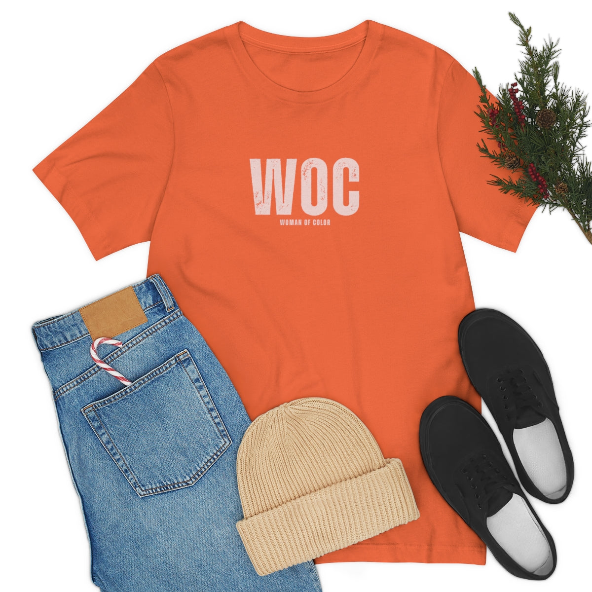 Woman of Color, WOC T Shirt, Black Women, Latina Women, Asian Women, Indigenous Person of Color, Gifts for Brown Women, Voice Out loud Tees