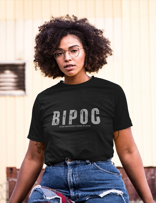 BIPOC T Shirt | Black Indigenous Person of Color | Unisex Jersey Short Sleeve Tee