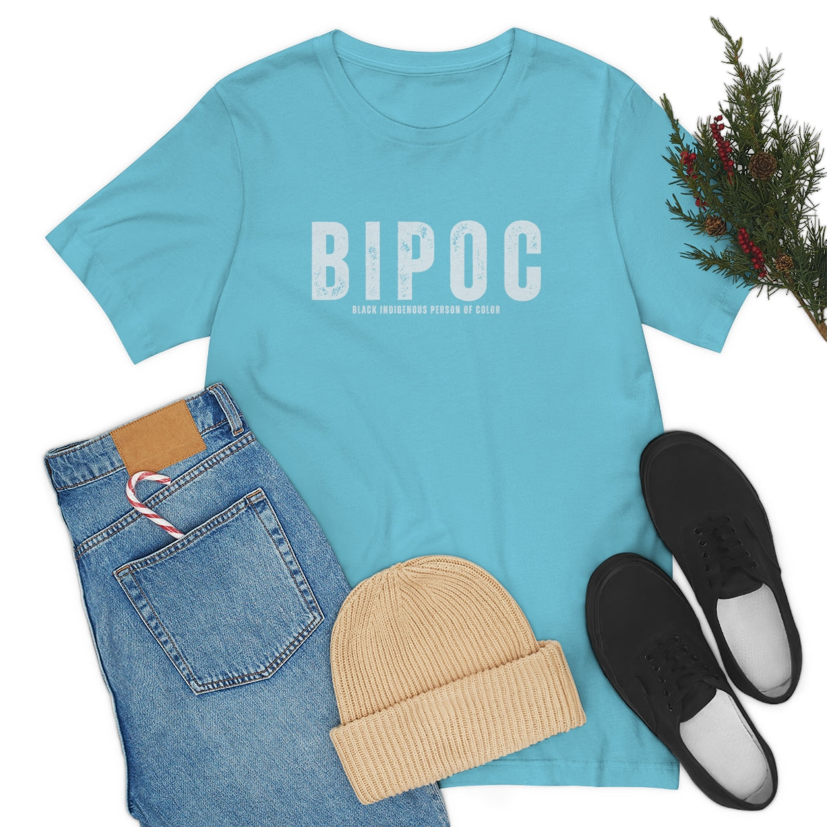 BIPOC T Shirt | Black Indigenous Person of Color | Unisex Jersey Short Sleeve Tee
