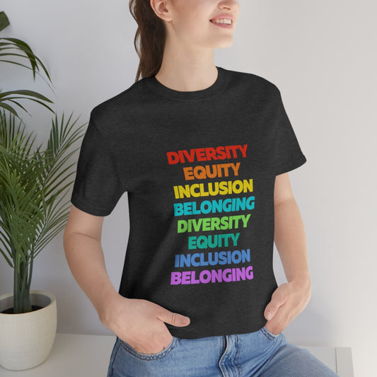 Diversity, Equity, Inclusion, Belonging, DEIB Shirt, DEI T Shirt Gift, HR Professionals, Equitable Tees