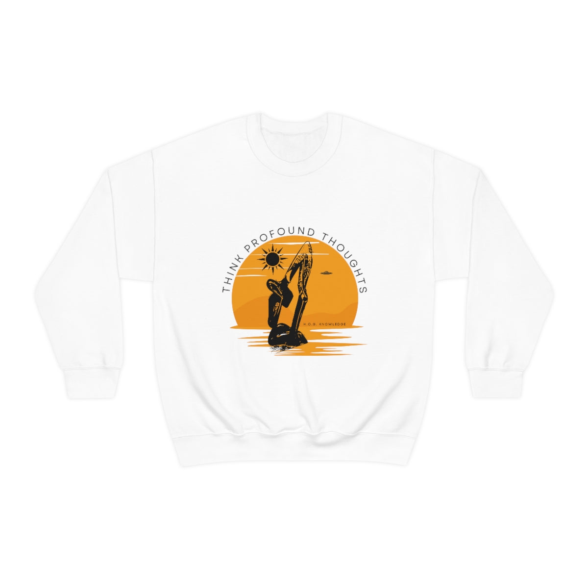 Profound Thinker T Shirts, Think Profound Thoughts Shirts, Knowledge Tees, Crewneck Sweatshirt