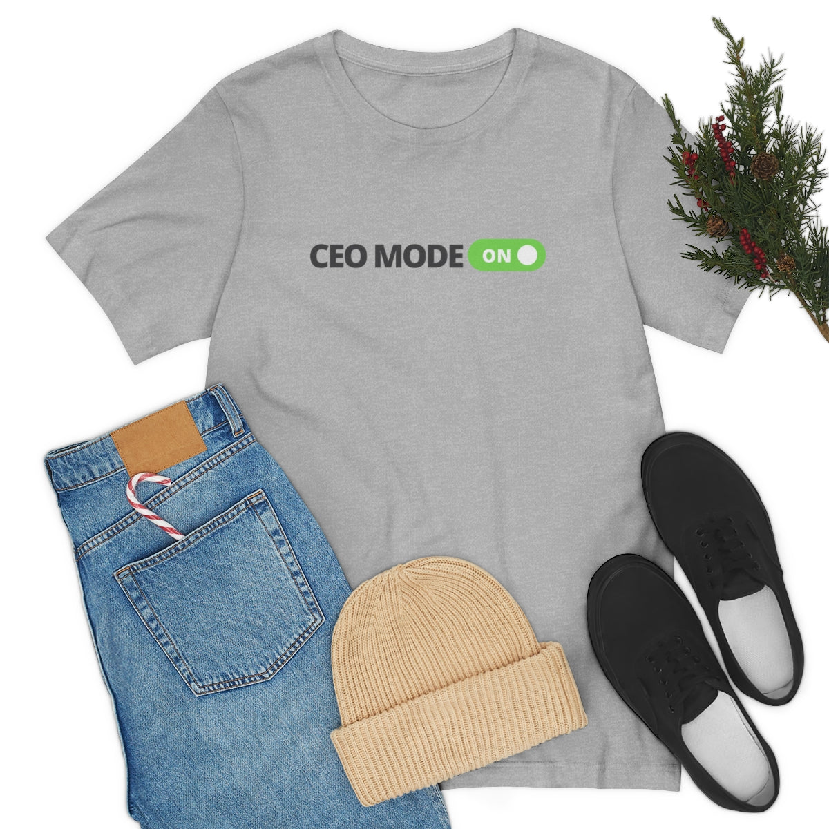 CEO Mode On T Shirt, Perfect Gift for CEOs | CEO Shirt | Entrepreneur | Business Owner | Motivation | Unisex Jersey Short Sleeve