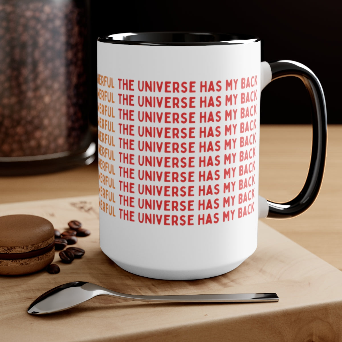 I Am Worthy Coffee Mug | Colorful Self Worth Coffee Cups | The Universe has got my back Motivational Mug gifts | Best Mugs to Gift