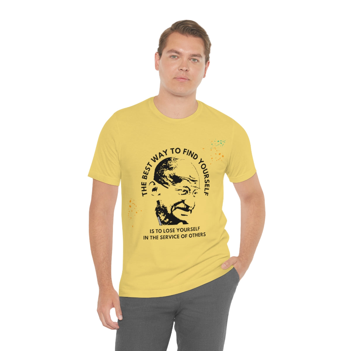 Ghandi T shirts, Best Way To Find Yourself Quote Ghandi Shirts, Statement Tees, Serve Others Shirts