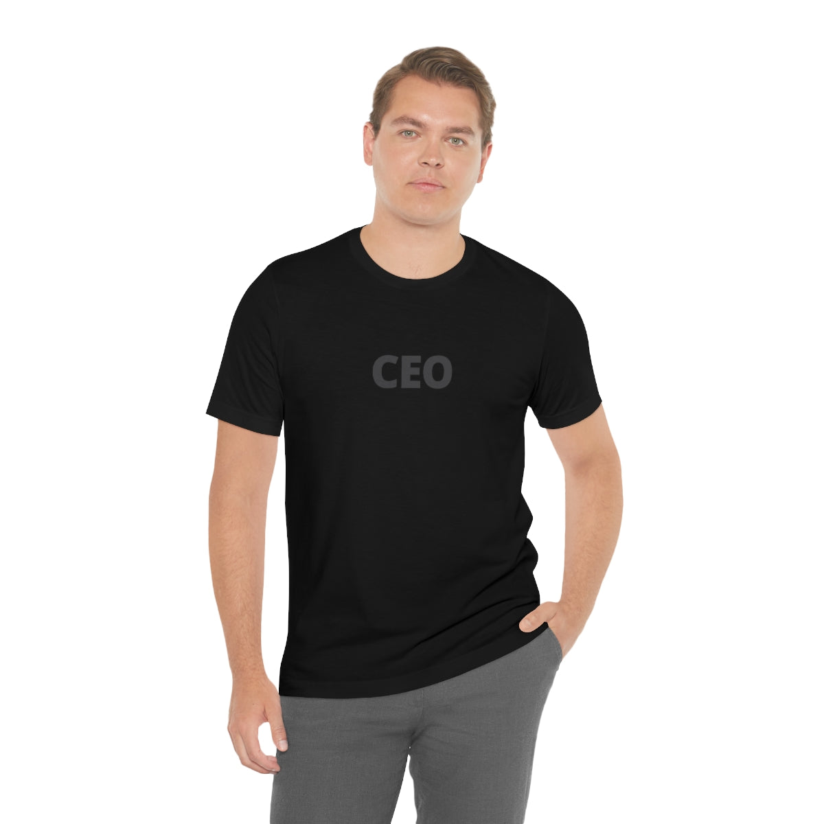 CEO Title T Shirt, Perfect Gift for CEOs | CEO Shirt | Entrepreneur | Business Owner | Motivation | Unisex Jersey Short Sleeve