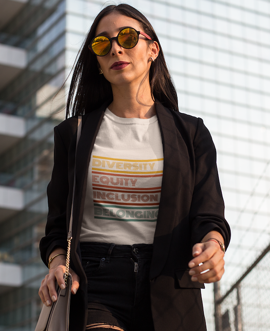 DEIB Diversity Equity Inclusion Belonging T Shirt | Unisex Jersey Short Sleeve Tee