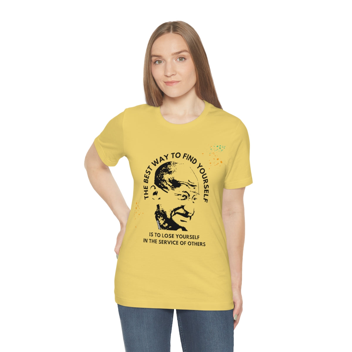 Ghandi T shirts, Best Way To Find Yourself Quote Ghandi Shirts, Statement Tees, Serve Others Shirts