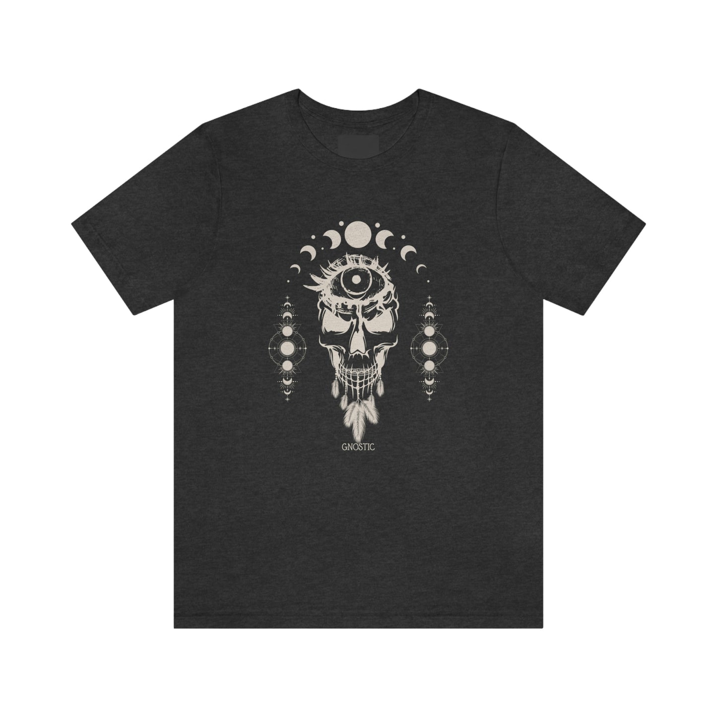 Third Eye Skull Moons of Man Gnostic T Shirt