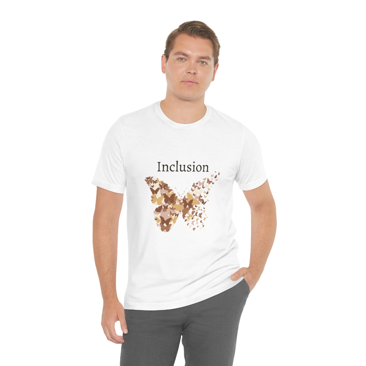 Inclusion Shirt Shades Butterflies, Diversity Inclusion Tshirts, DEIB Statement Tees, Inclusion is an Act Tees