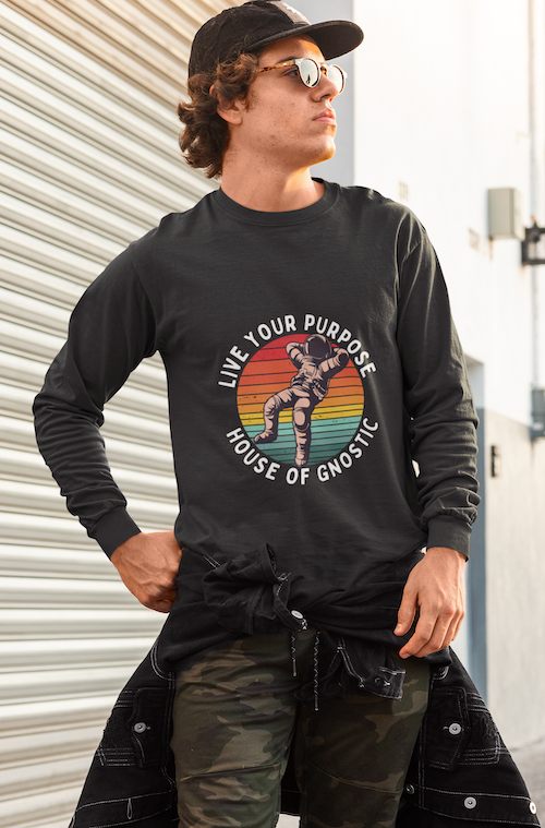Live Your Purpose Shirt Graphic Unisex Jersey Long Sleeve House of Gnostic T Shirt