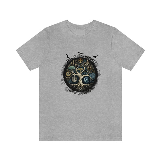 Tree of Life and Religious Symbols Knowledge Graphic Tee