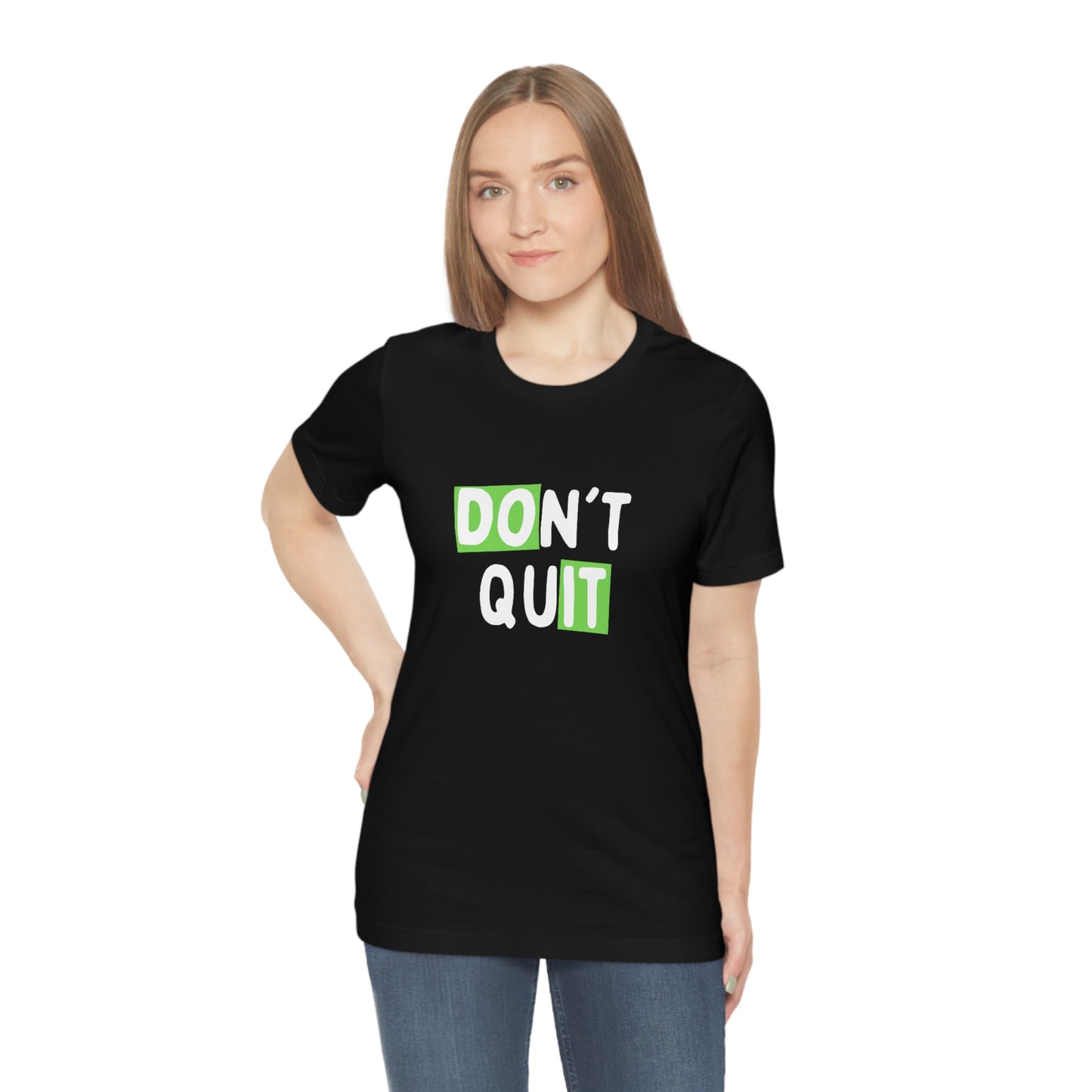 Don't Quit Do It Dark Grey Heather T Shirt Tshirts, Statement Tees